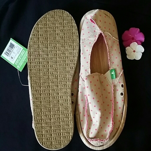 Sanuk Polka Dot Surfer Shoes - Picture 4 of 4