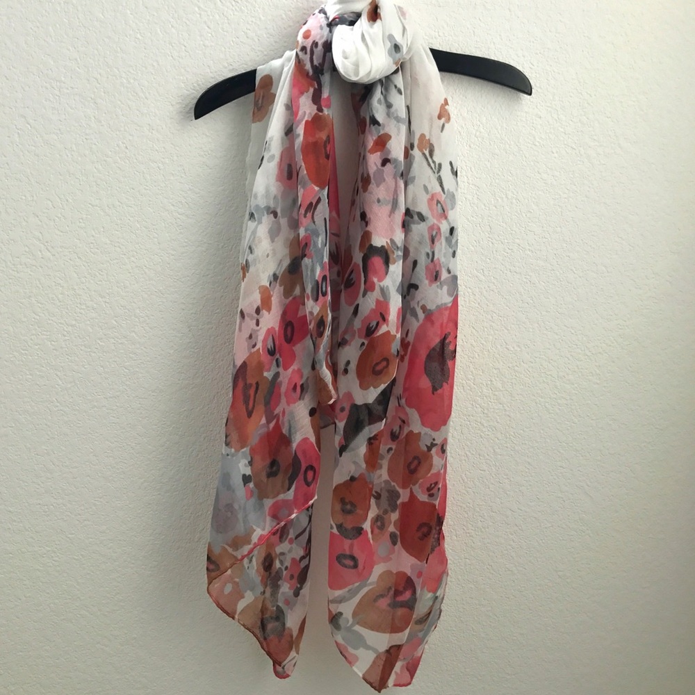 🌷Abstract floral scarf🌷