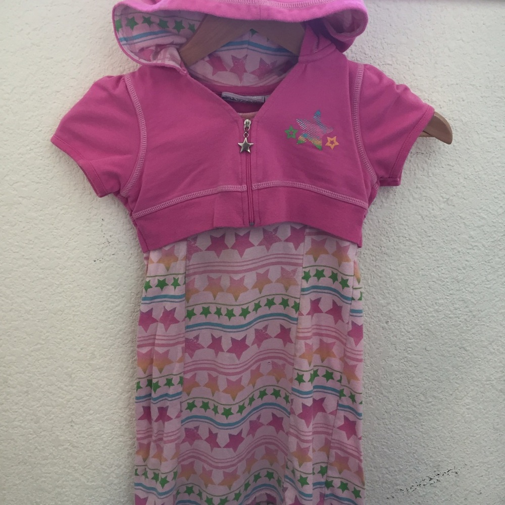 No kidding girls dress size 5/6 with hood
