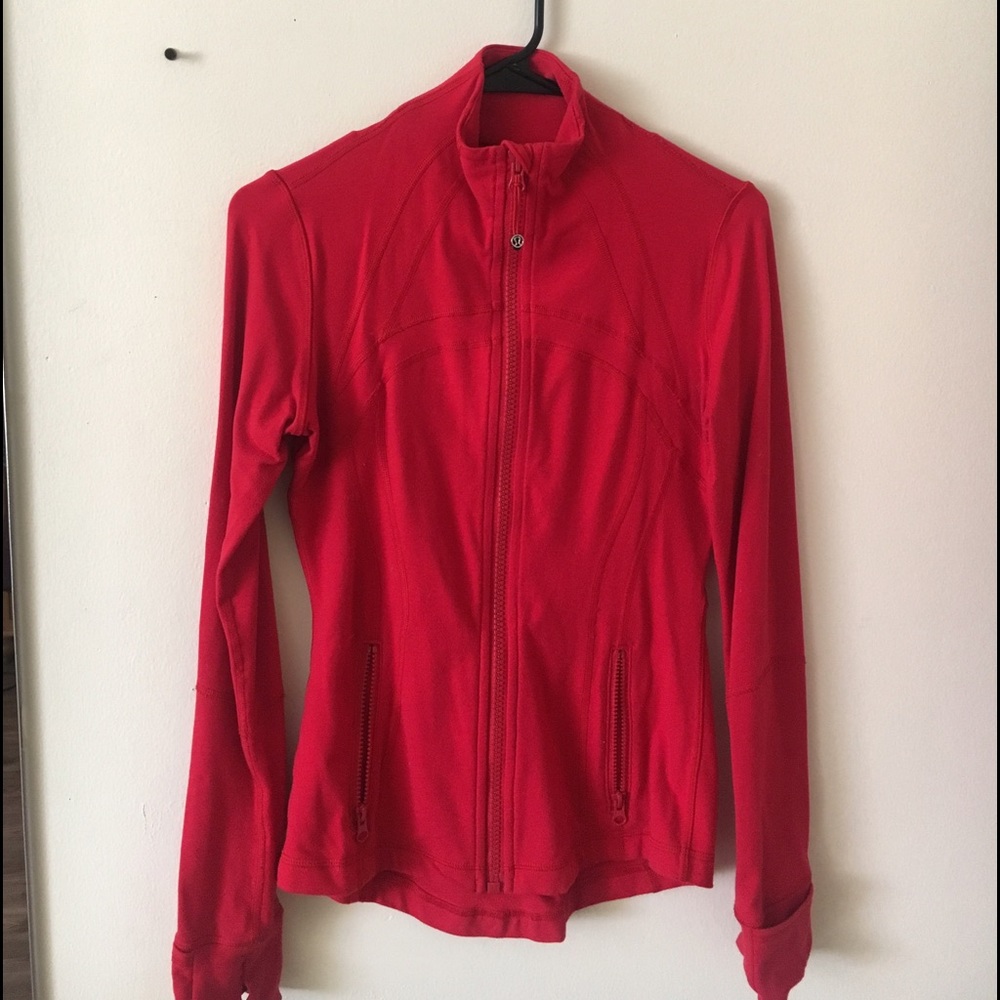 Bright red Lulu jacket