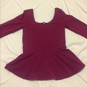 Express peplum top