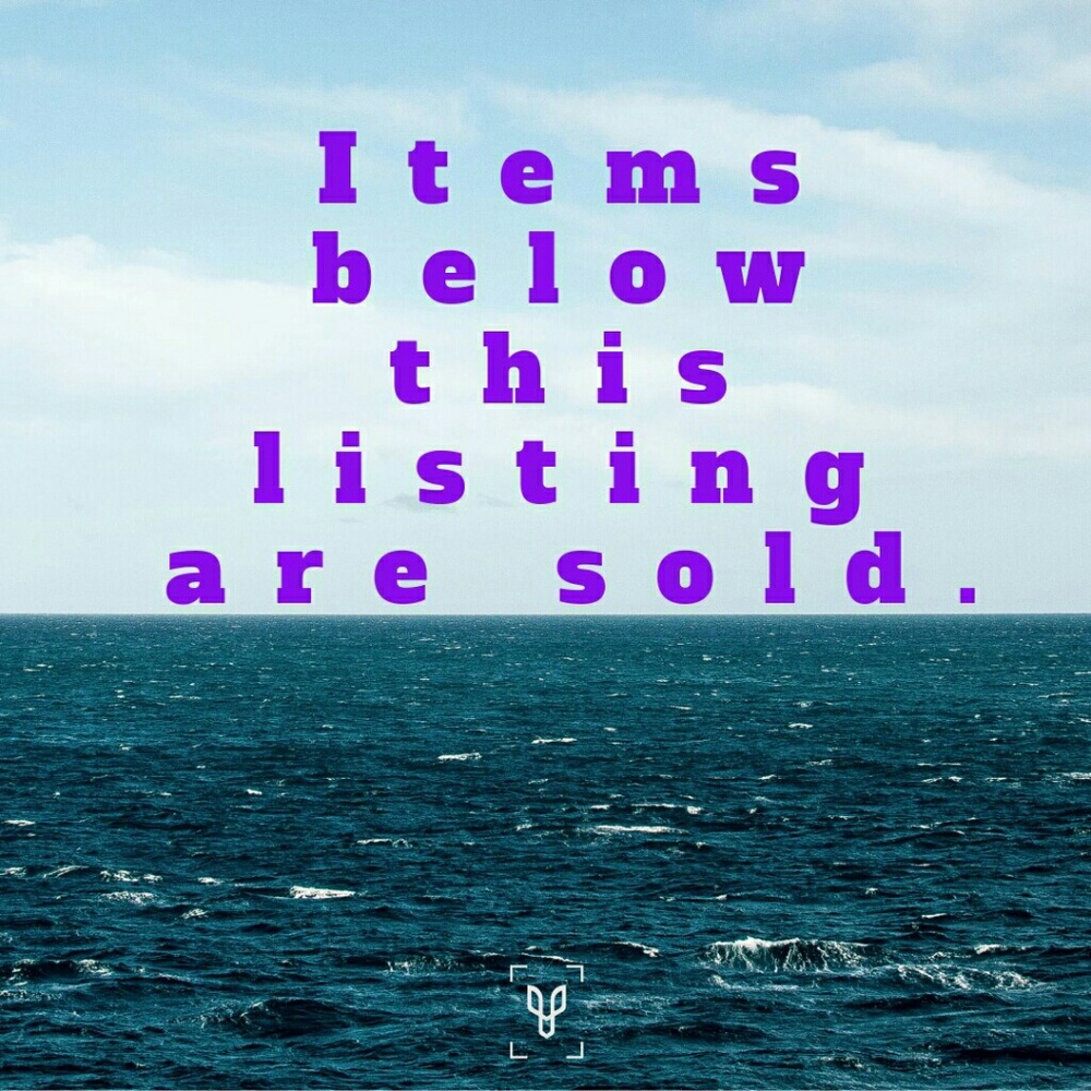 All items after this listing are sold.