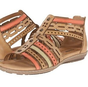 Earth - brown multi color sandals