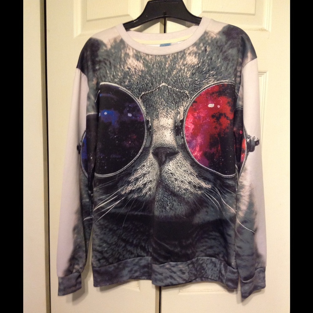 Galaxy Cat Sweatshirt
