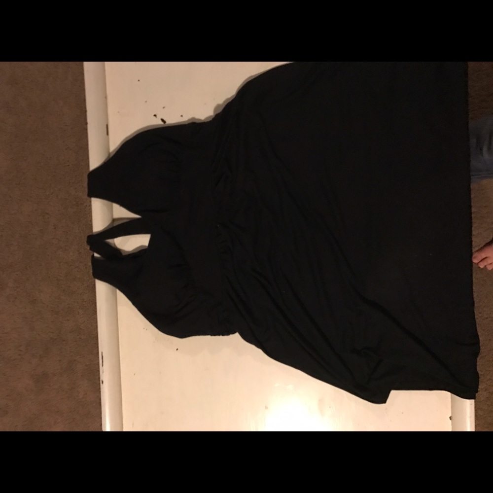 Cotton halter dress