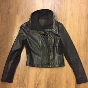 Vegan leather jacket