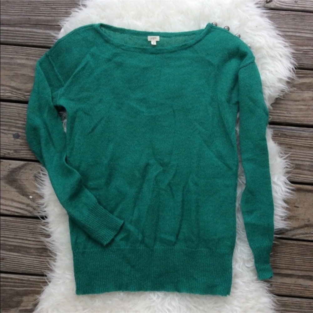 J. Crew Mohair Drop Shoulder Sweater