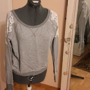 Free people grey sweatshirt size medium