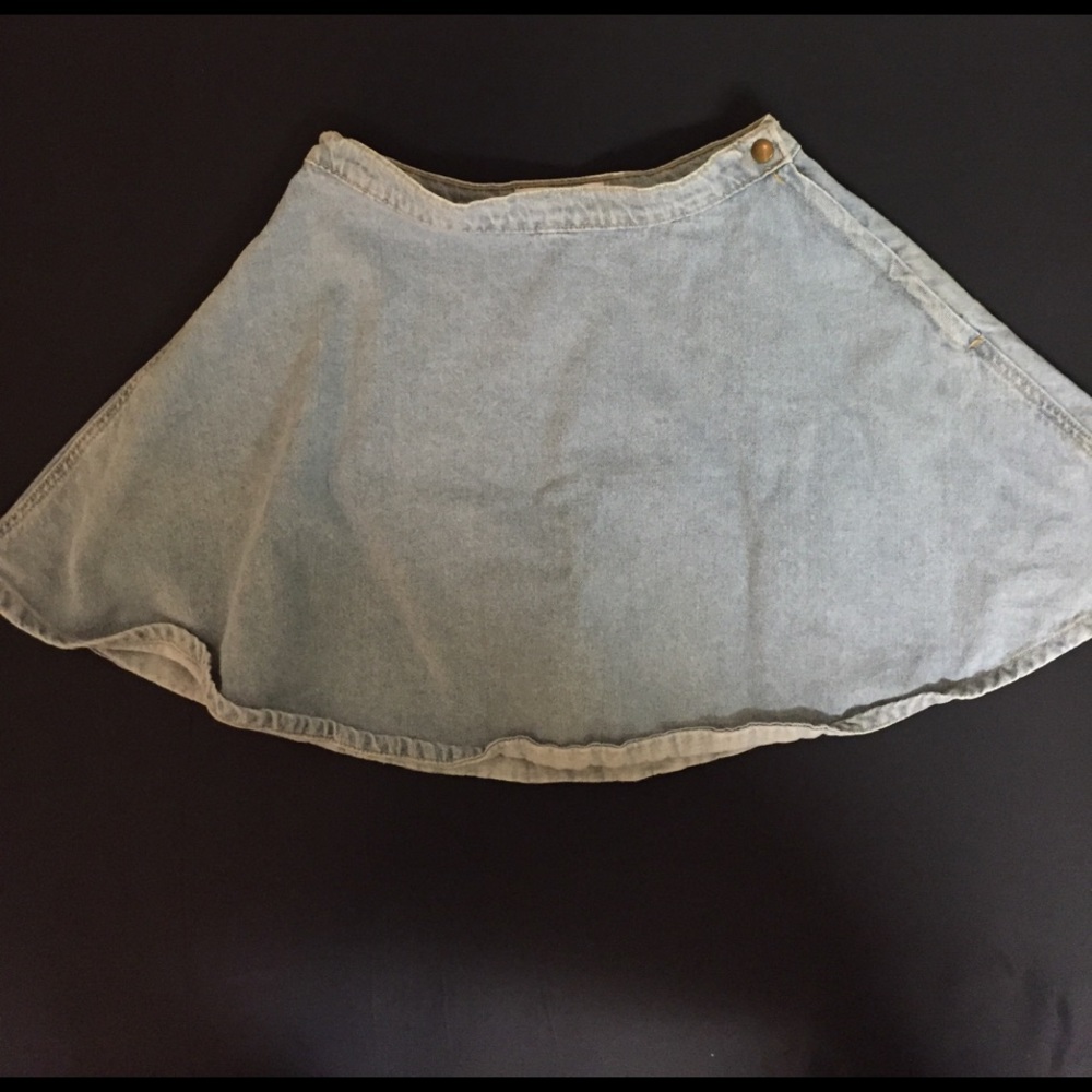 American Apparel Denim Circle Skirt