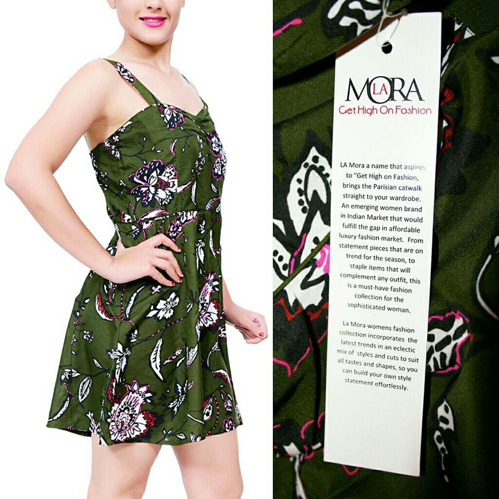 Floral Sweetheart Fit & Flare Skater Dress NWT - Picture 6 of 6