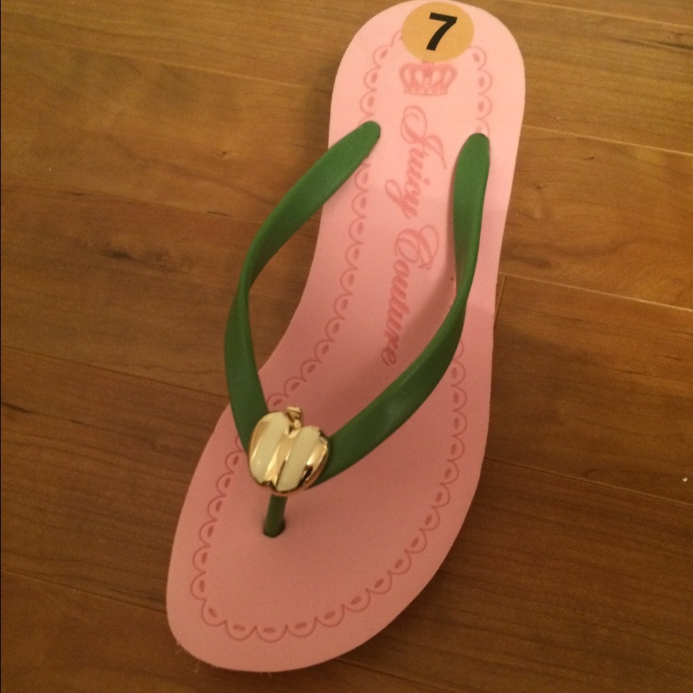 Juicy couture platform flip flop