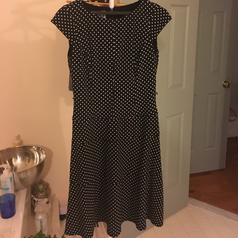 Anne Klein polka dot dress