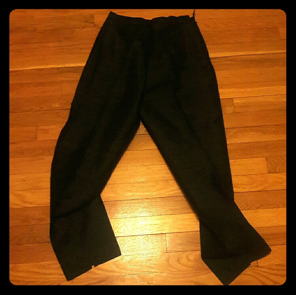 Neiman Marcus High Waisted Dupioni Trousers