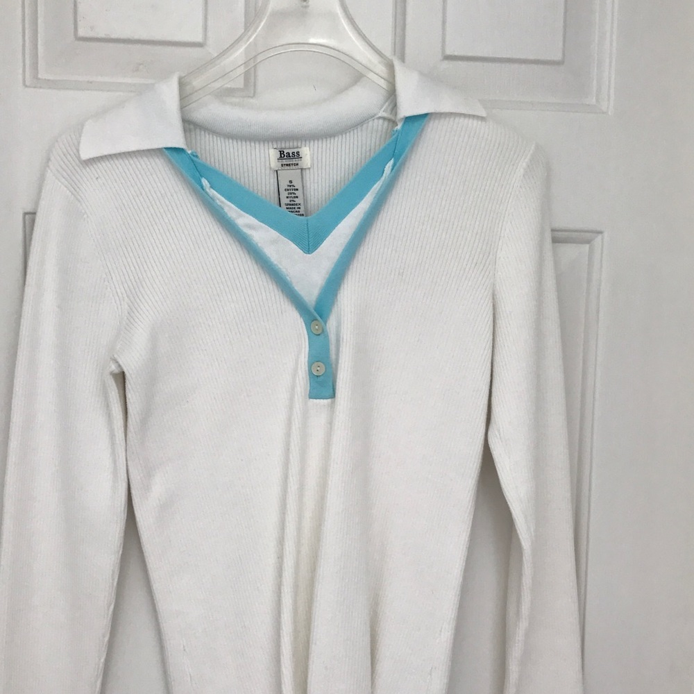 White long sleeve shirt for that cooler night out