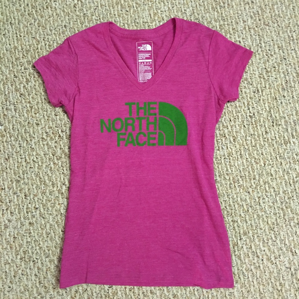 BNWOT North Face purple v neck shirt
