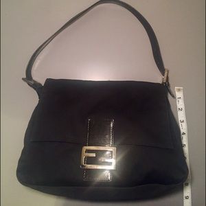 Fendi Authentic Black Shoulder Bag