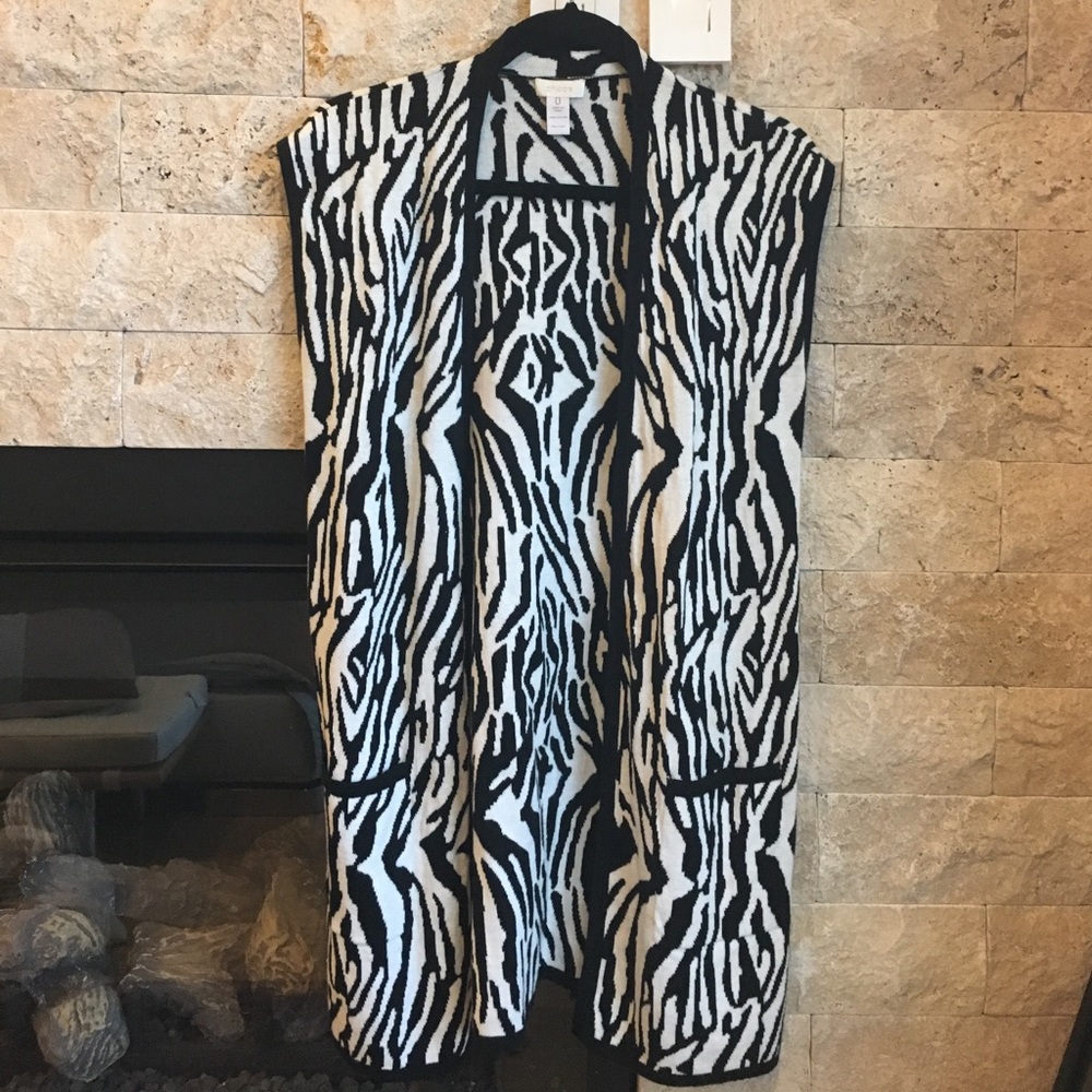 🐾Chico's long knit vest🐾