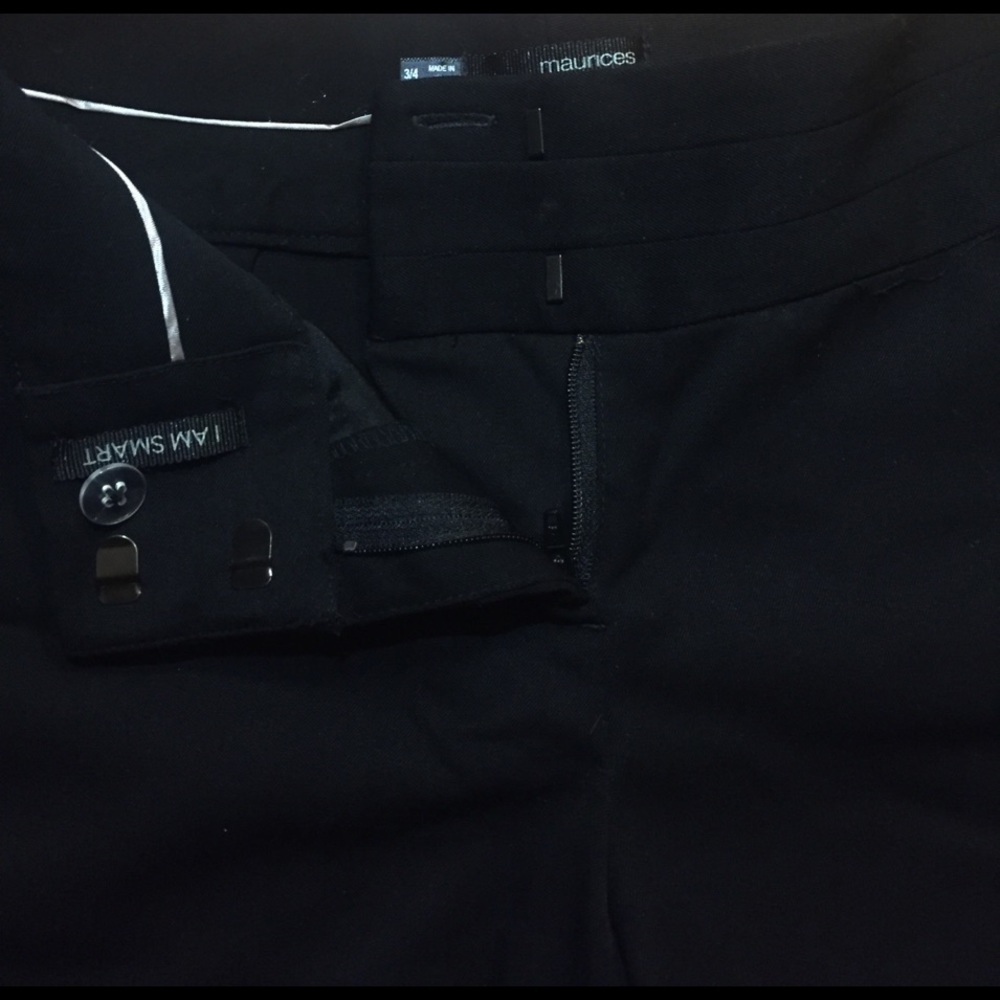 Maurices Black Dress Shorts (4 1/2") - Picture 3 of 3