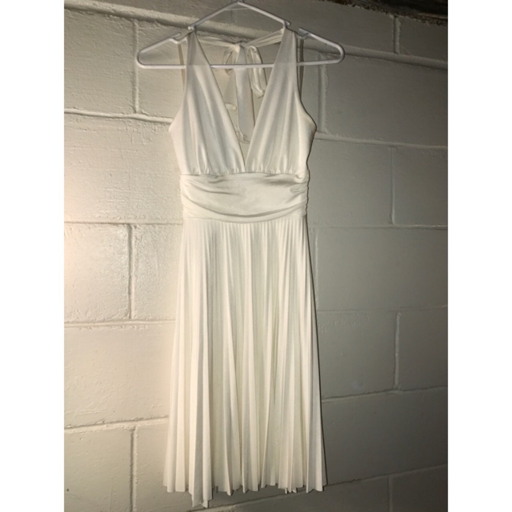 Sabora White Halter "Marilyn Monroe" Dress sz Sm