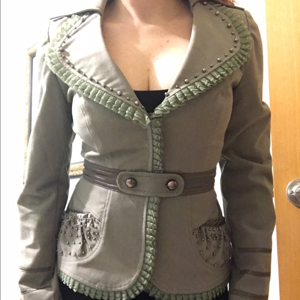 Cache NWOT Princess Steampunk Victorian Blazer