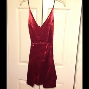 LOVE CULTURE Striking Red Cocktail Dress