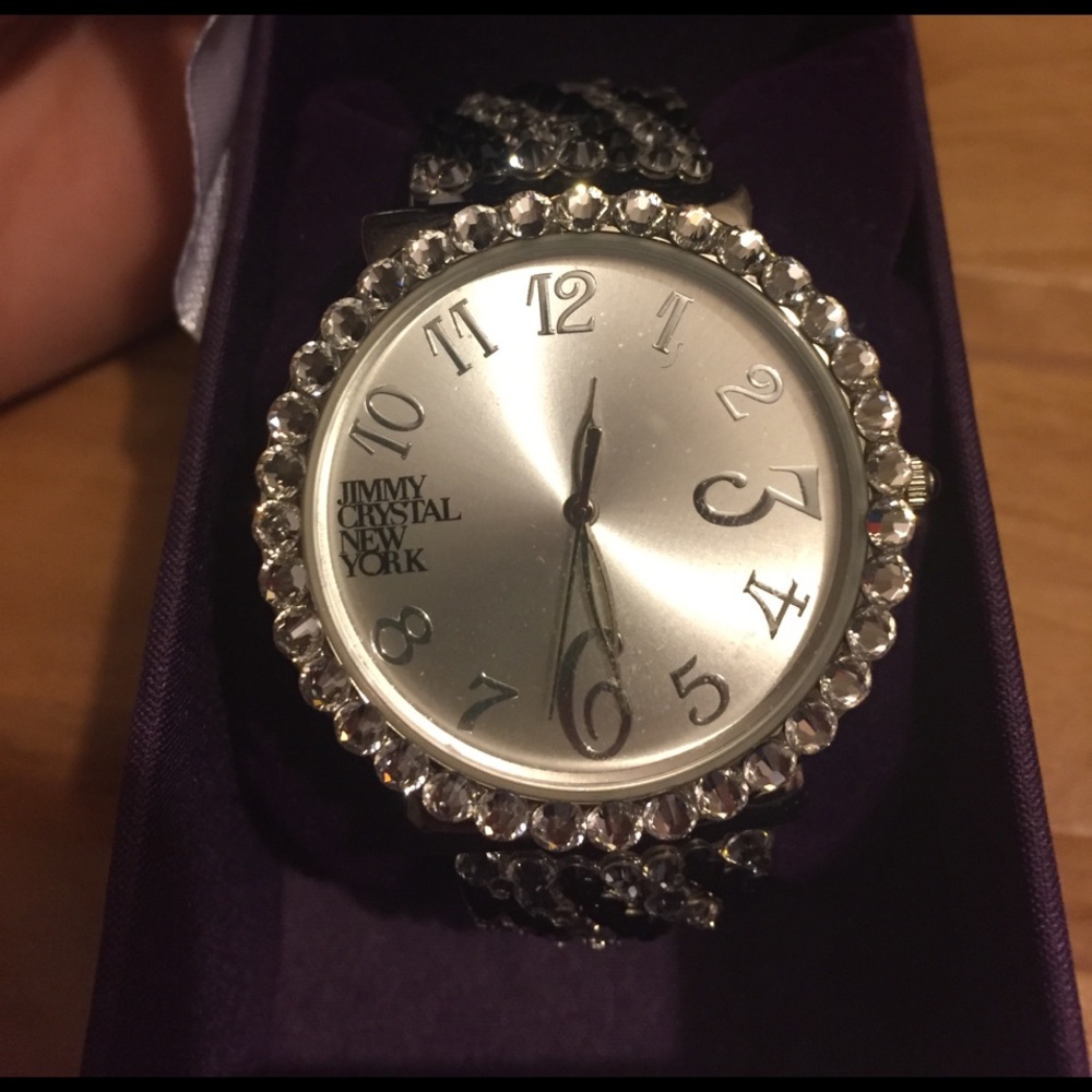 Jimmy Crystal New York- clasp watch