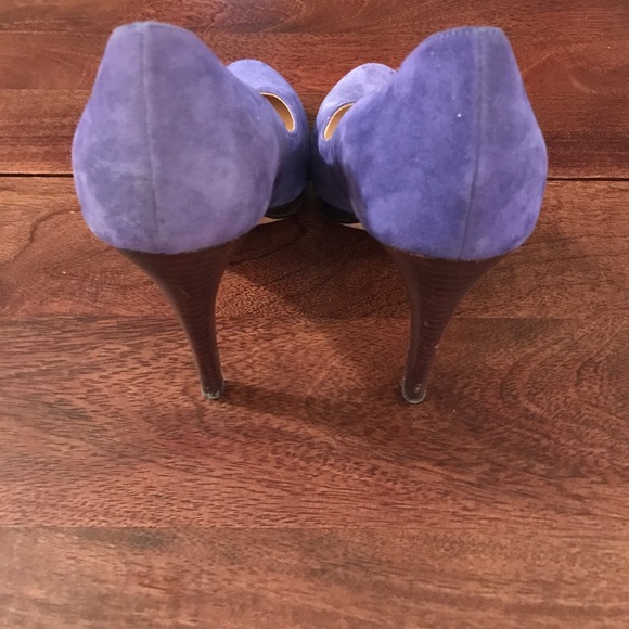 Blue suede Cole Haan pumps - Picture 5 of 5