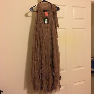 Brown 2 layer dress