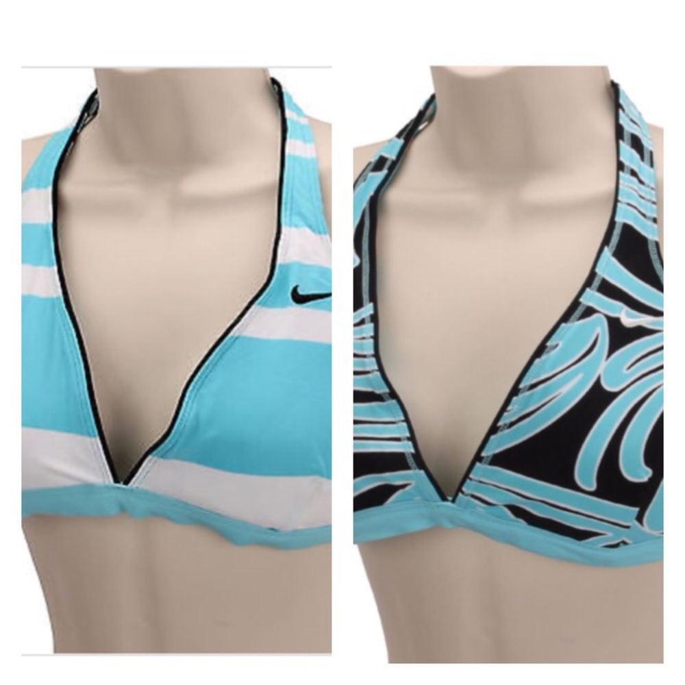 Nike halter, reversible bikini top !