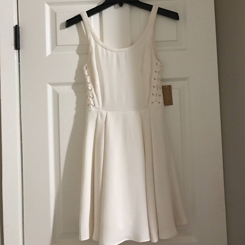Rachel Roy Memory Motel Lace up tie side dress