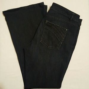 White House Black Market Jeans Flare Leg Size 10S