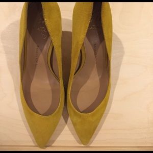 Virtually brand new yellow heels