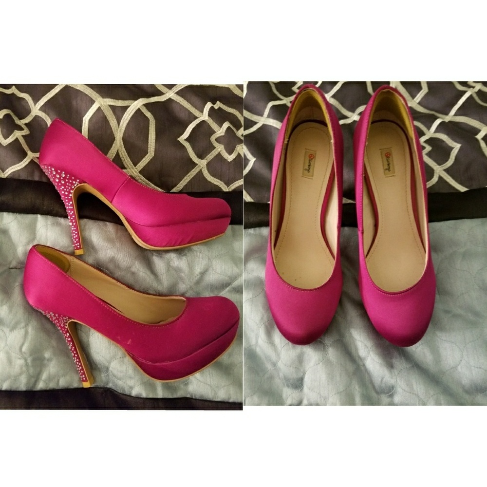 Pink heels