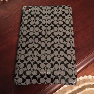 Coach mini iPad cover
