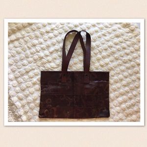 Tooled Leather Tote