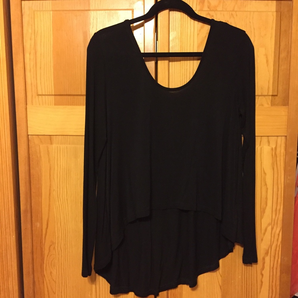 Black long sleeve sweater
