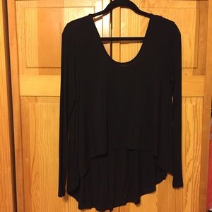 Black long sleeve sweater