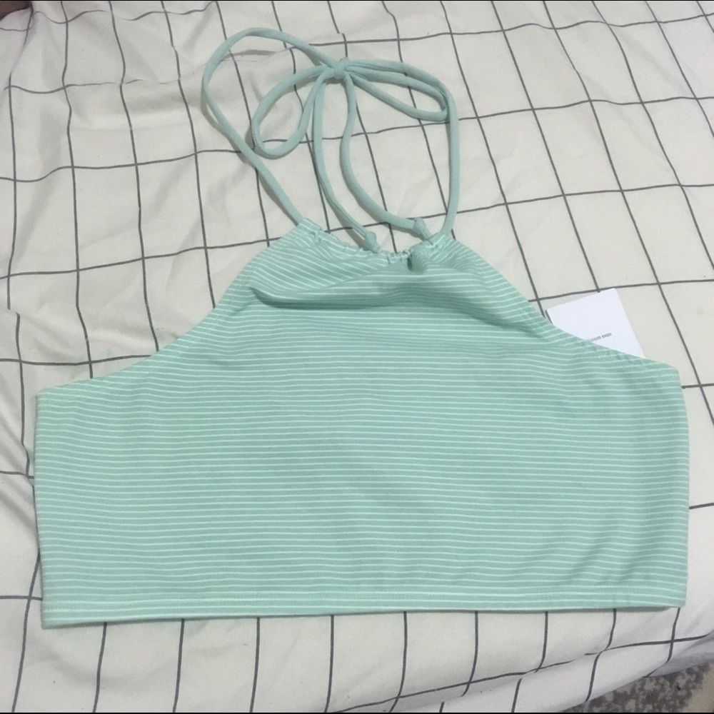 UOHalter Striped Bra Top