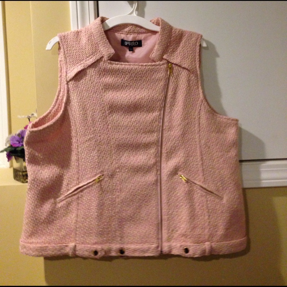 Spirited brand baby pink vest