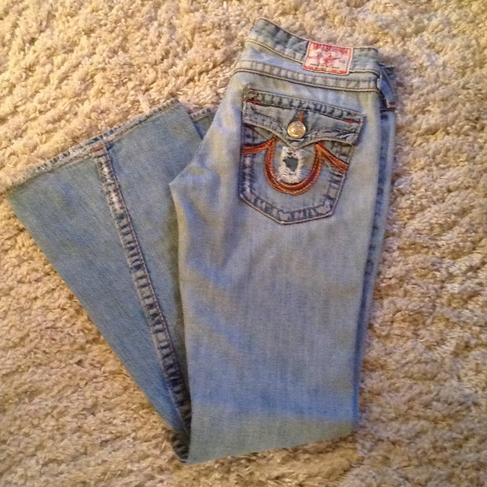 True Religion Rainbow Pocket Jeans