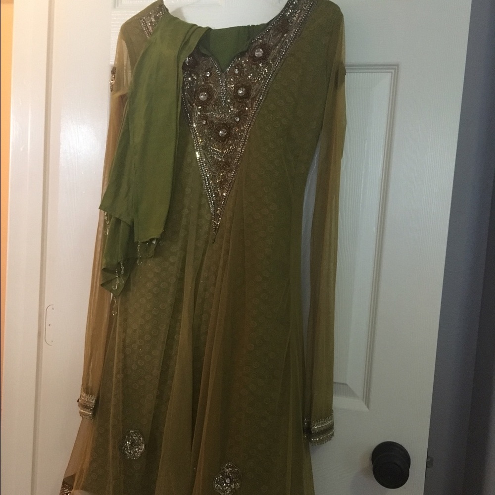 Dress with 2 pants used for Punjabi wedding