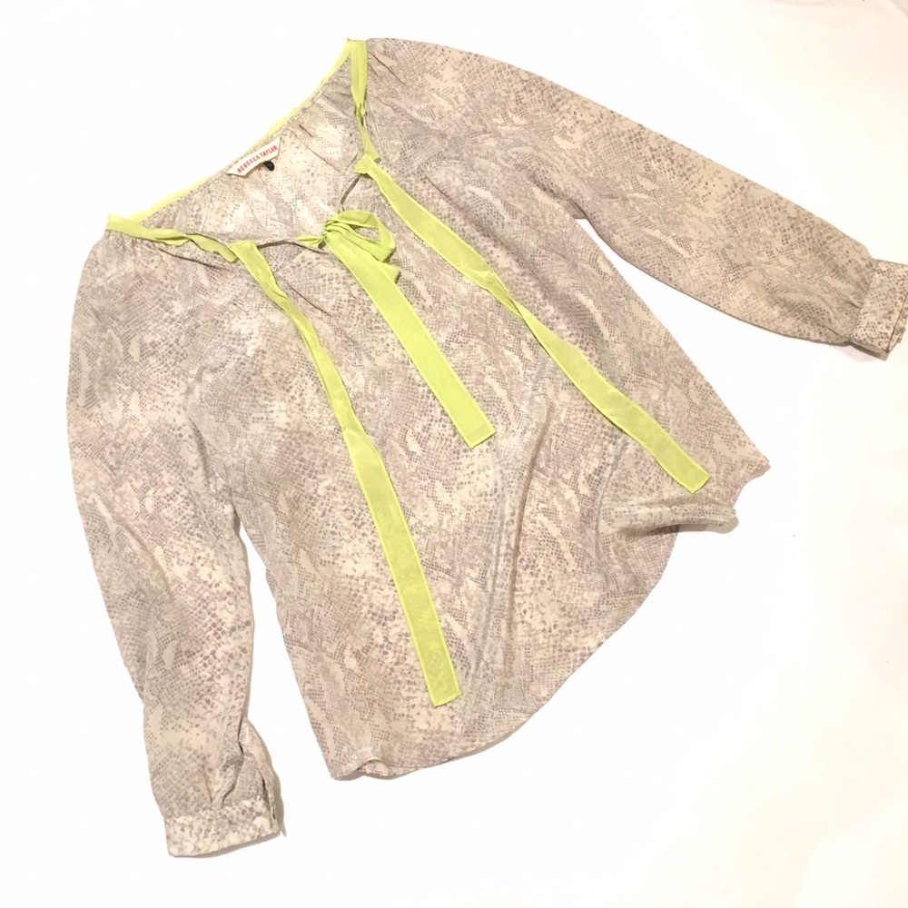 Rebecca taylor silk top - Picture 2 of 4
