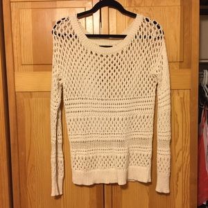 Knit white sweater!