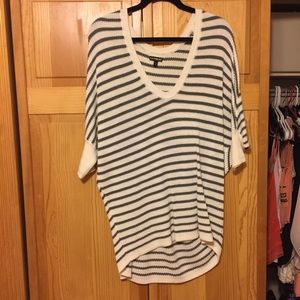 Striped oversized sweater!