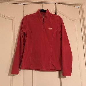 North face half zip fleece pullover