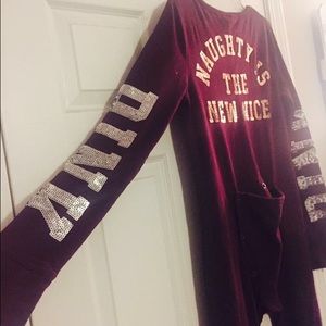 Victoria secrets pink onesie