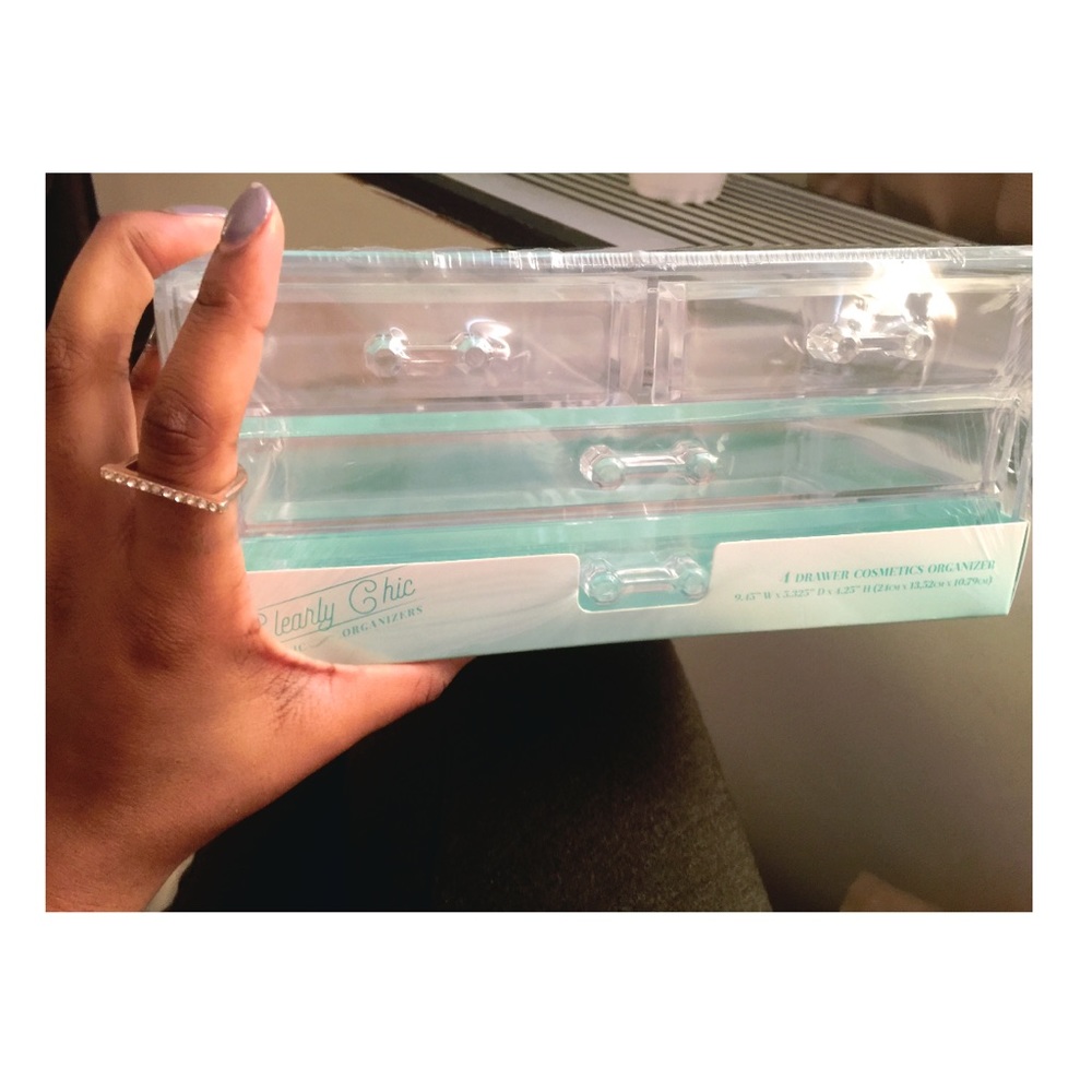 BRAND NEW Acrylic Makeup Draw/ Organizer