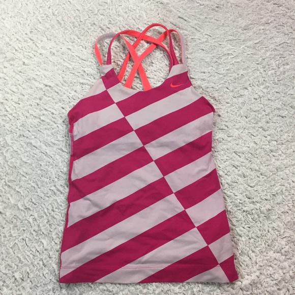 Nike Tops - ⚡️Nike Dri Fit crisscross strappy athletic tank S