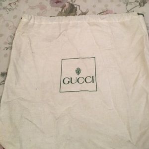 Gucci dust bag 14x13
