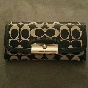 Black Coach Wallet